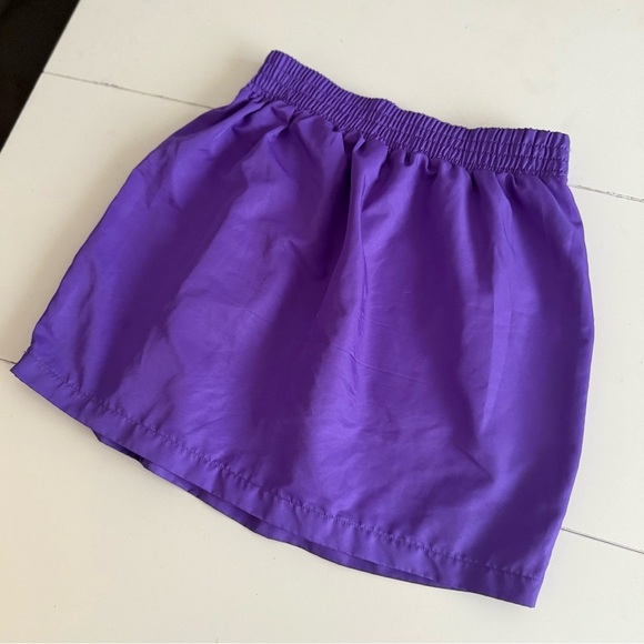 AMERICAN APPAREL purple sporty mini skirt Medium - Picture 5 of 6